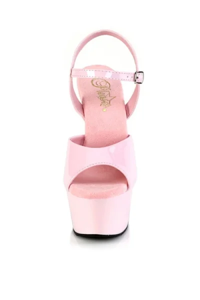 Aspire 6" Pink Vegan Platform Sandal By Pleaser