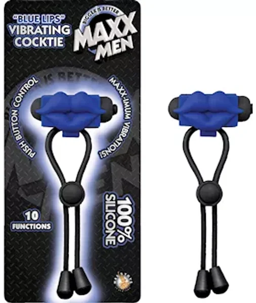 Maxx Men Blue Lips Vibrating Cocktie Blue — image 8 of 8