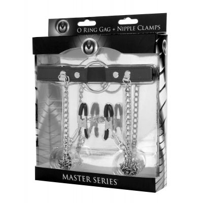 O Ring Mouth Gag Nipple Clamps