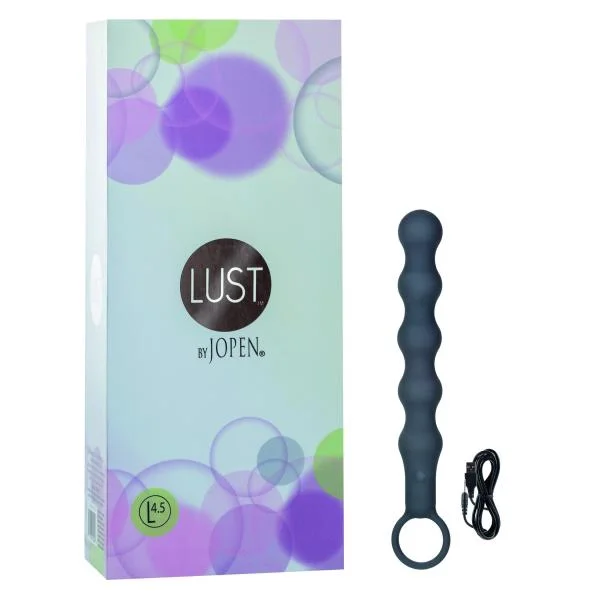 Lust L4.5 Silicone Anal Probe Waterproof Grey 8.5 Inch