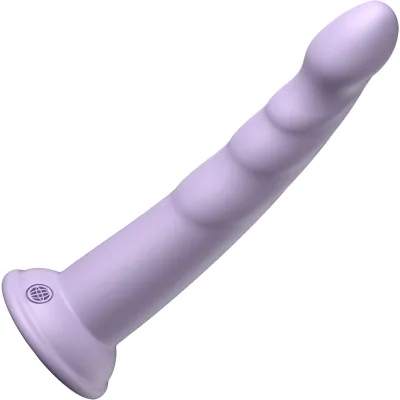 Dillio Platinum Slim Seven Silicone 7 Suction Cup Dildo Lavender