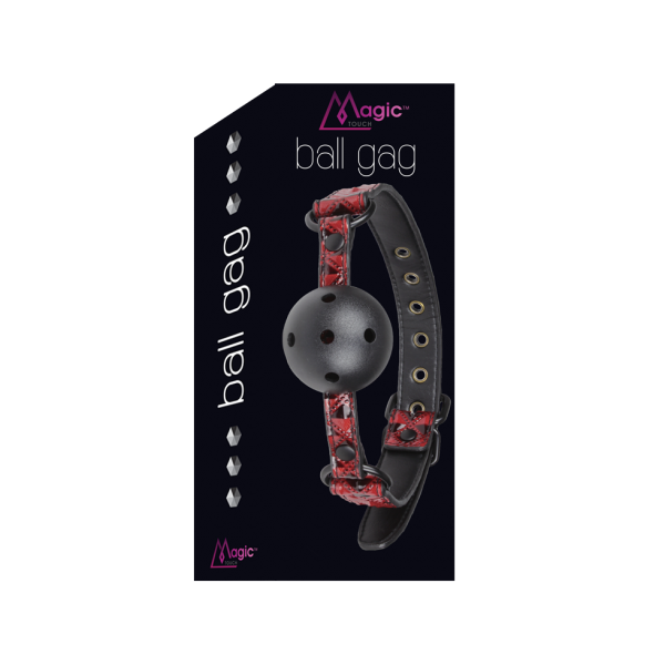 Magic Touch Ball Gag Purple