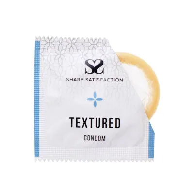 Share Satisfaction Textured Condoms 100 Bulk Pack