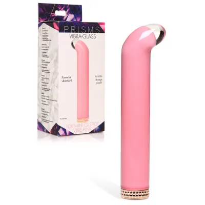 Prisms Erotic Glass 4 5 10X Curved Glass Bullet Vibrator