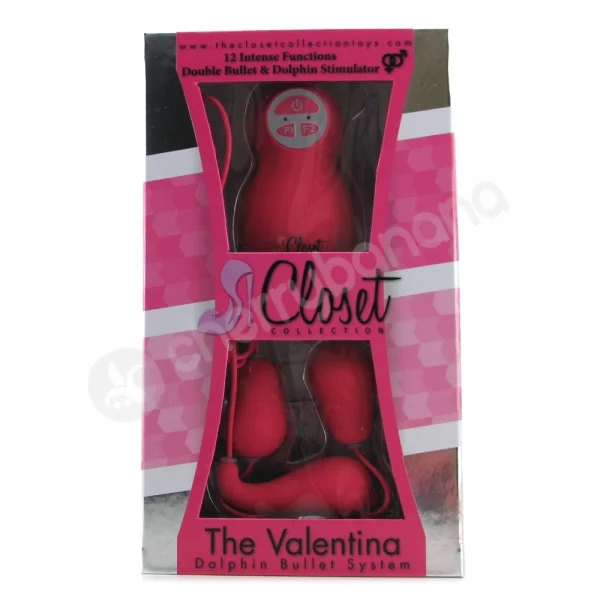 The Valentina Pink Dolphin Bullet Vibrator System