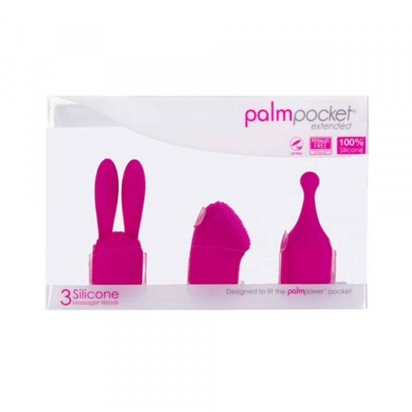 PalmPocket Extended Sili Massage Heads 3