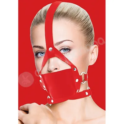 Ouch Red Leather Mouth Gag