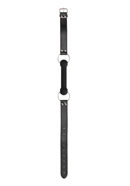 Ouch! Silicone Bit Gag with Adjustable Bonded Leather Straps