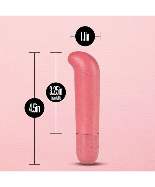 Gaia Biodegradable Eco G-Spot Vibrator Coral — image 4 of 9