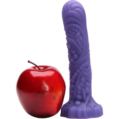 Groove Silicone Textured Dildo By Tantus Twilight