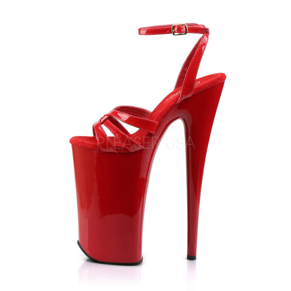 BEYOND-012 - 10" Heel, 6 1/4" PF Wrap Around Ankle Strap Sandal — image 7 of 8