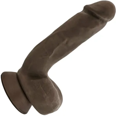 Au Naturel Jerome 8 5 Inch Sensa Feel Dual Density Dildo By Blush Chocolate