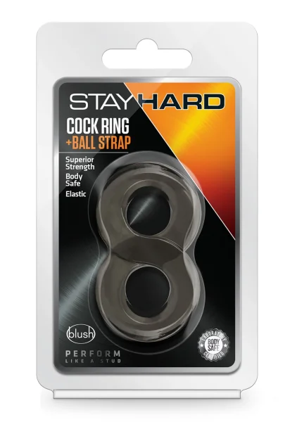 Stay Hard Cock Ring and Ball Strap