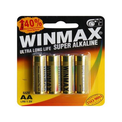 Winmax Aa Super Alkaline Batteries Bp 4 4 Pack