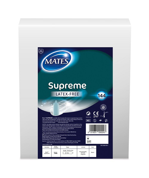 Mates Supreme Condom BX144 Clinic Pack