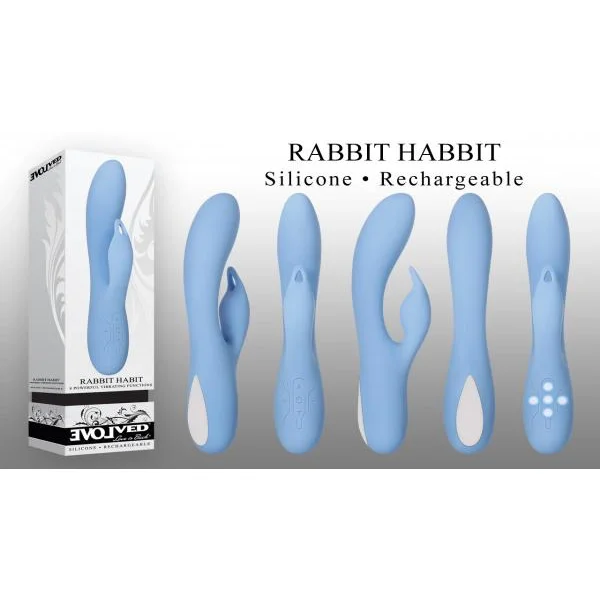 Rabbit Habit Blue Vibrator — image 7 of 8