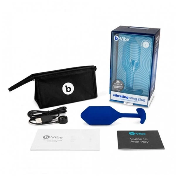 b-Vibe Vibrating Snug Plug XL - Navy