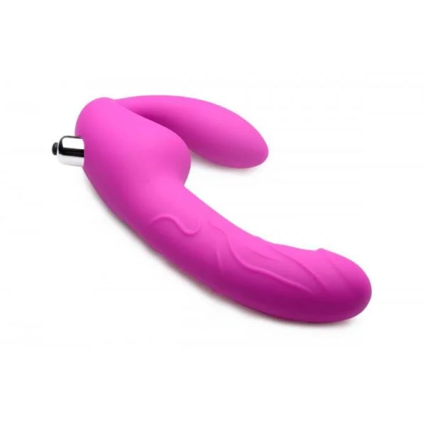 Royal Rider Vibrating Silicone Strapless Strap-On Dildo