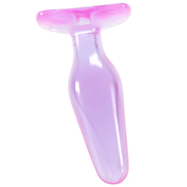 Crystal Jellies Butt Plug Purple Medium
