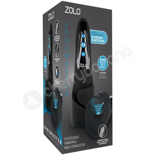 Zolo Edgemaster Squeezable Vibrating Penis Stimulator