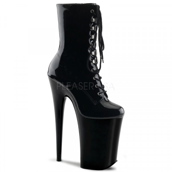 INFINITY-1020 - 9" Heel, 5 1/4" PF Front Lace-Up Ankle Boot