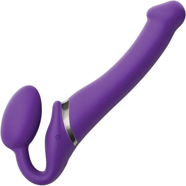 Strap-On-Me Vibrating Bendable Strap-On Dildo with Remote Control