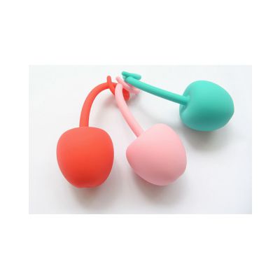 Curly Pig Tail Kegel Ball Light Pink One Size