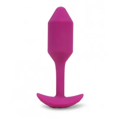 b Vibe Vibrating Snug Plug Medium Rose