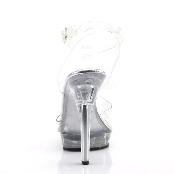 5 inches Heel, 3/4 inches PF Wrap Around T-Strap Sandal — image 4 of 4