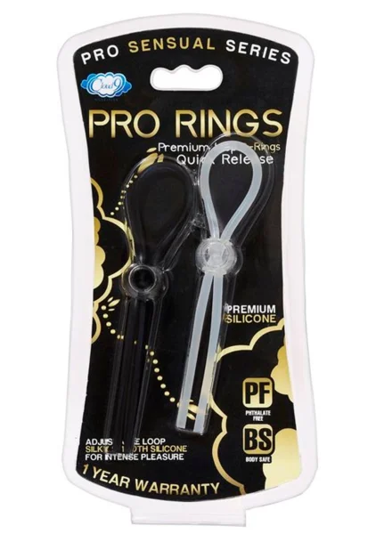 Cloud 9 - Pro Sensual Quick Release Loop Cock Ring 2 Pack