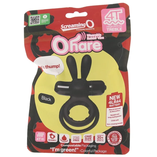 O Hare Treble Vibrating Rabbit Ring