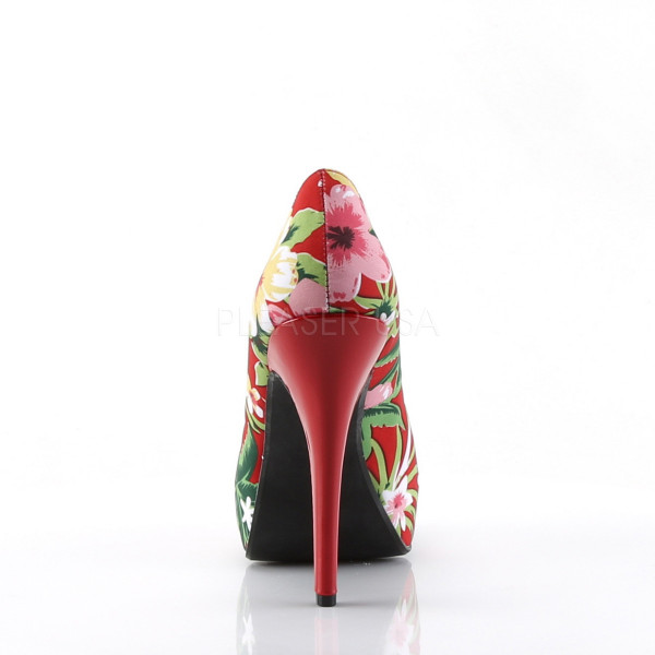 LOLITA-11 - Peep Toe Platform Pump W/ Ruffle Detail At Toe — image 4 of 8