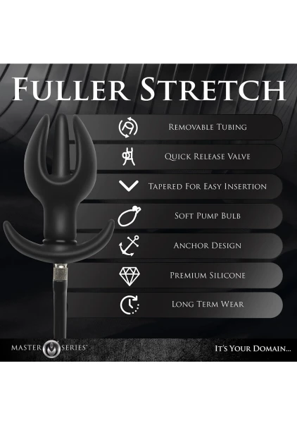 Ass Bound Anchor Inflatable Silicone Anal Plug