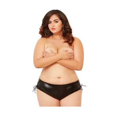 Indecent Desires Boyshort Black Os xl