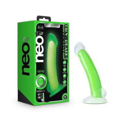 Blush Neo Elite GLOW in the Dark Omnia Dual Density Dildo
