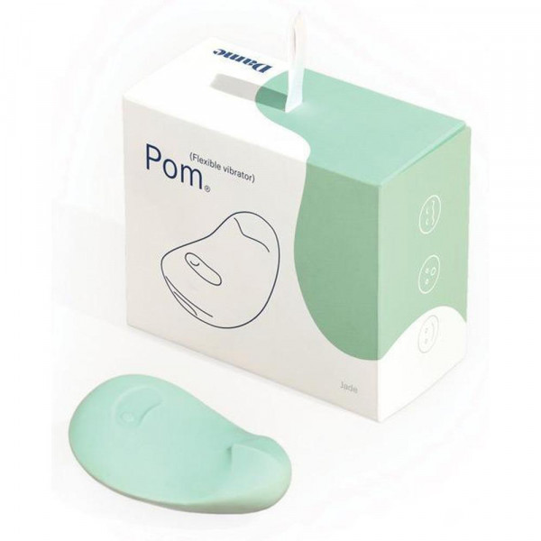 Dame Pom Flexible Palm Sized Vibrator - Jade Green