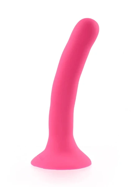 Please  5.25" Silicone Harness Compatible Dildo By Sportsheets - Blue