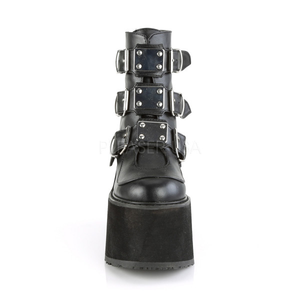 5 1/2 inches PF Ankle Boot w/ 3 Buckle Straps, Back Zip — image 6 of 8