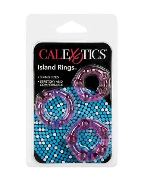 Silicone Island Rings - Purple