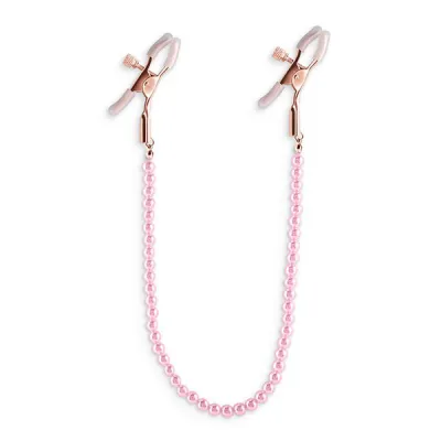 Bound Pearl Necklace Nipple Clamps