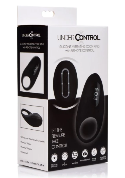 Under Control Vibrating Cock Ring With Remote Control