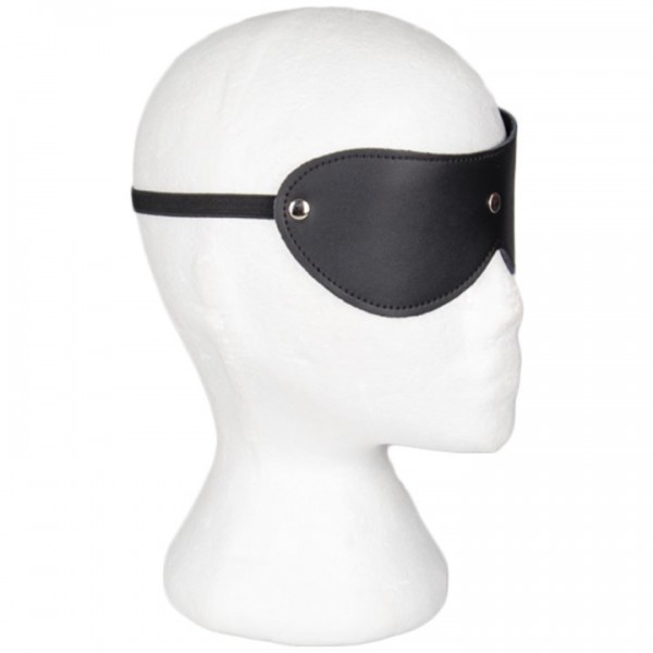 Bondara Black Leather Studded Blindfold — image 4 of 4
