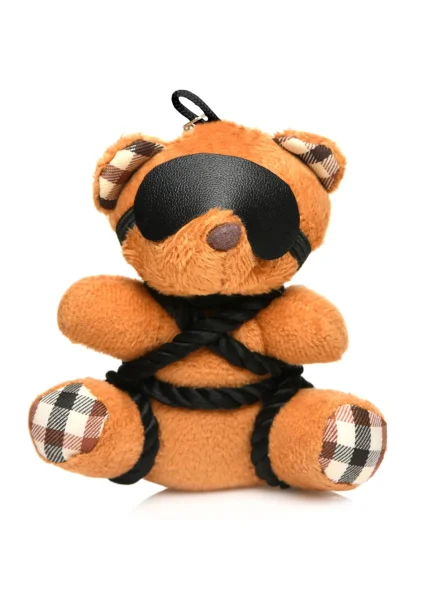 Rope Teddy Bear Keychain