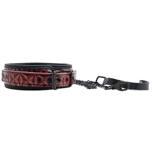Ouch! Luxury Collar with Leash