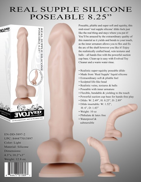 8" Poseable Cock