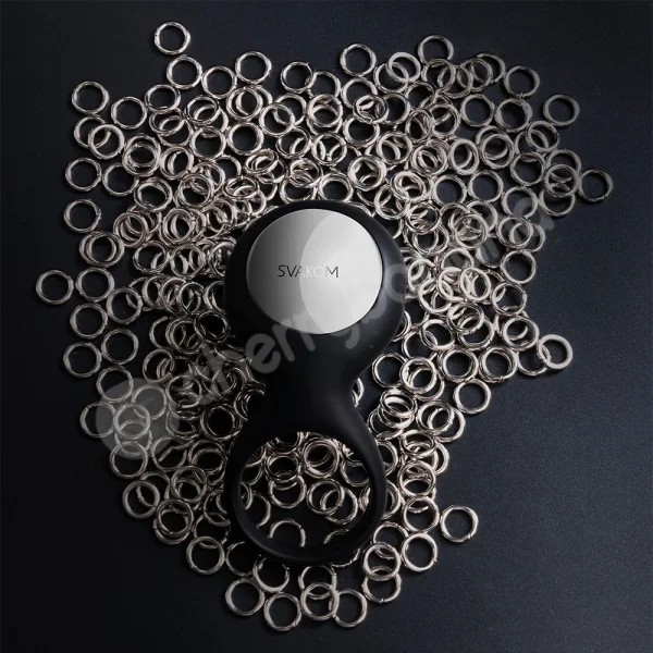 Svakom Tyler Black Soft Silicone Vibrating Couples Cock Ring With Clitoral Stimulation