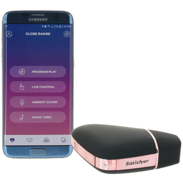 Satisfyer Love Triangle Clitoral Air Stimulator with Long-Distance App Control