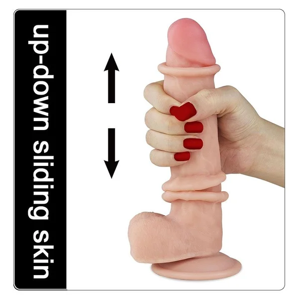 Sliding-Skin Dual Layer Dildo — image 5 of 5