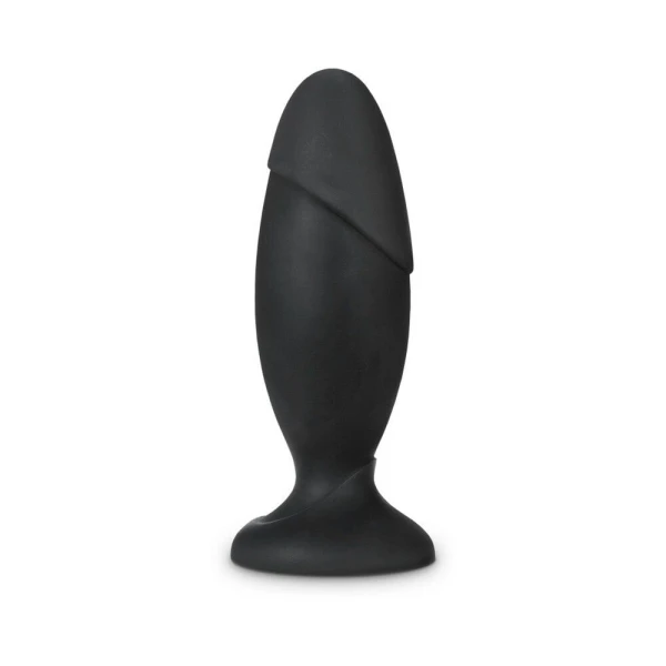 Blush Anal Adventures Platinum Silicone Rocket Plug - Black — image 3 of 6