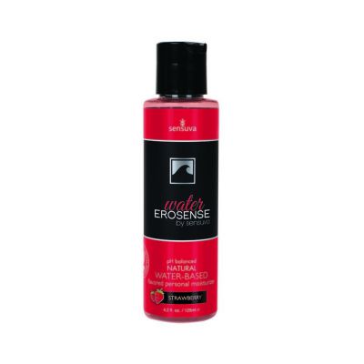 Erosense Water Strawberry Flavored Water based Lubricant 4 2 Fl Oz Bottle